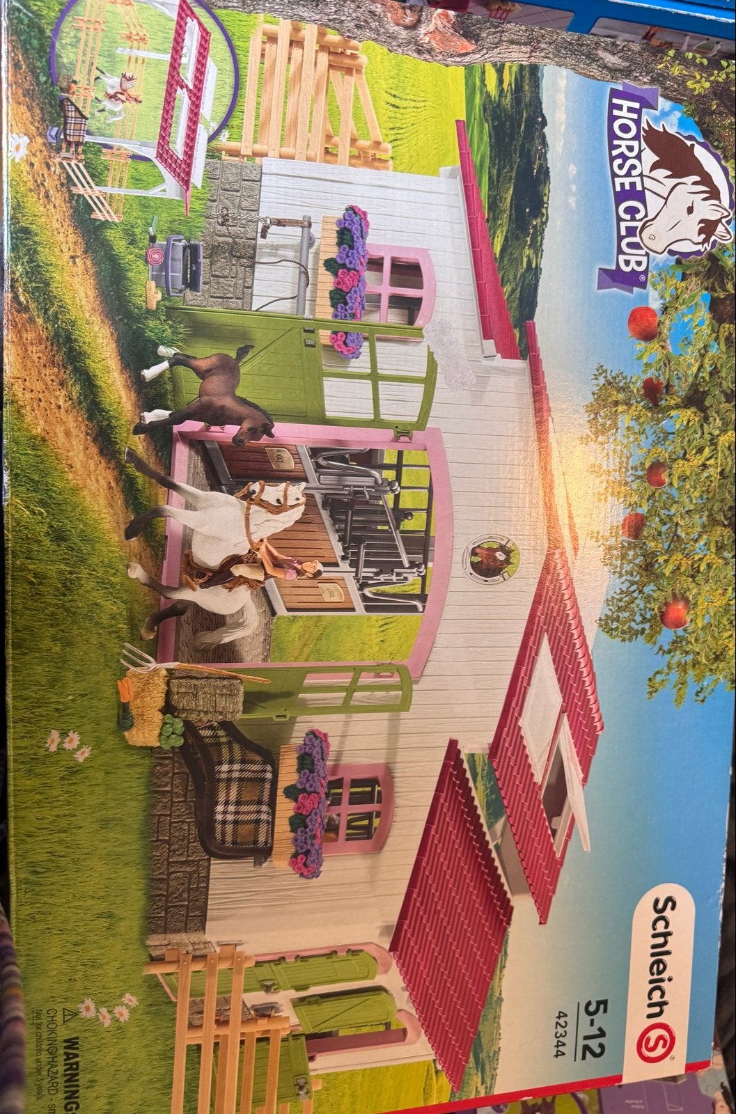Schleich Horse Club Manege met amazone en paarden, Ophalen of Verzenden, Zo goed als nieuw, Meisje