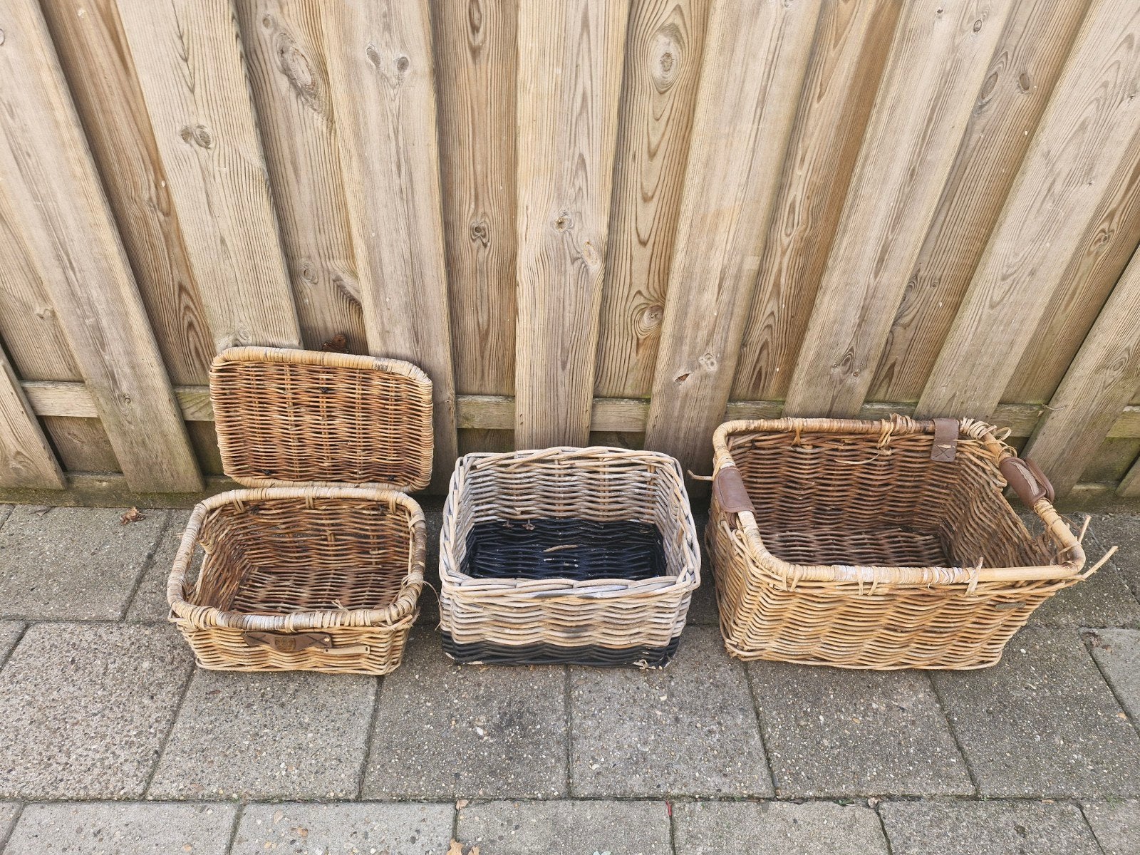 rieten manden, Huis en Inrichting, Ophalen, Gebruikt, Mand, Riet