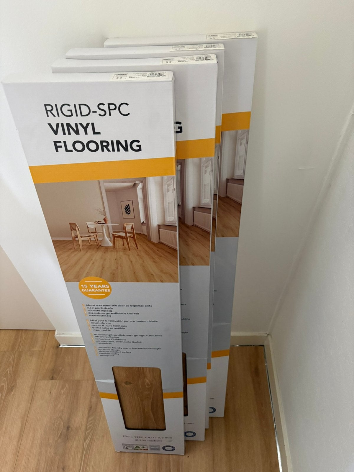 Klik-PVC vloer Praxis - 8,94 m2, Doe-het-zelf en Verbouw, Ophalen, Overige materialen, 50 tot 150 cm, Overige typen