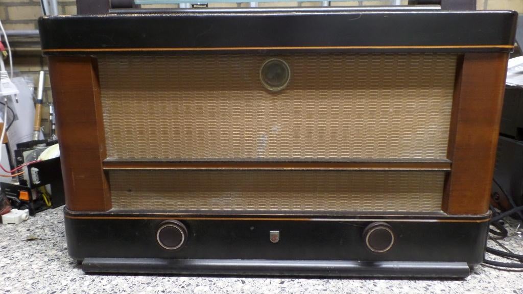 Radio, PHILIPS, 847A 1945, Vintage-(#8854), Ophalen