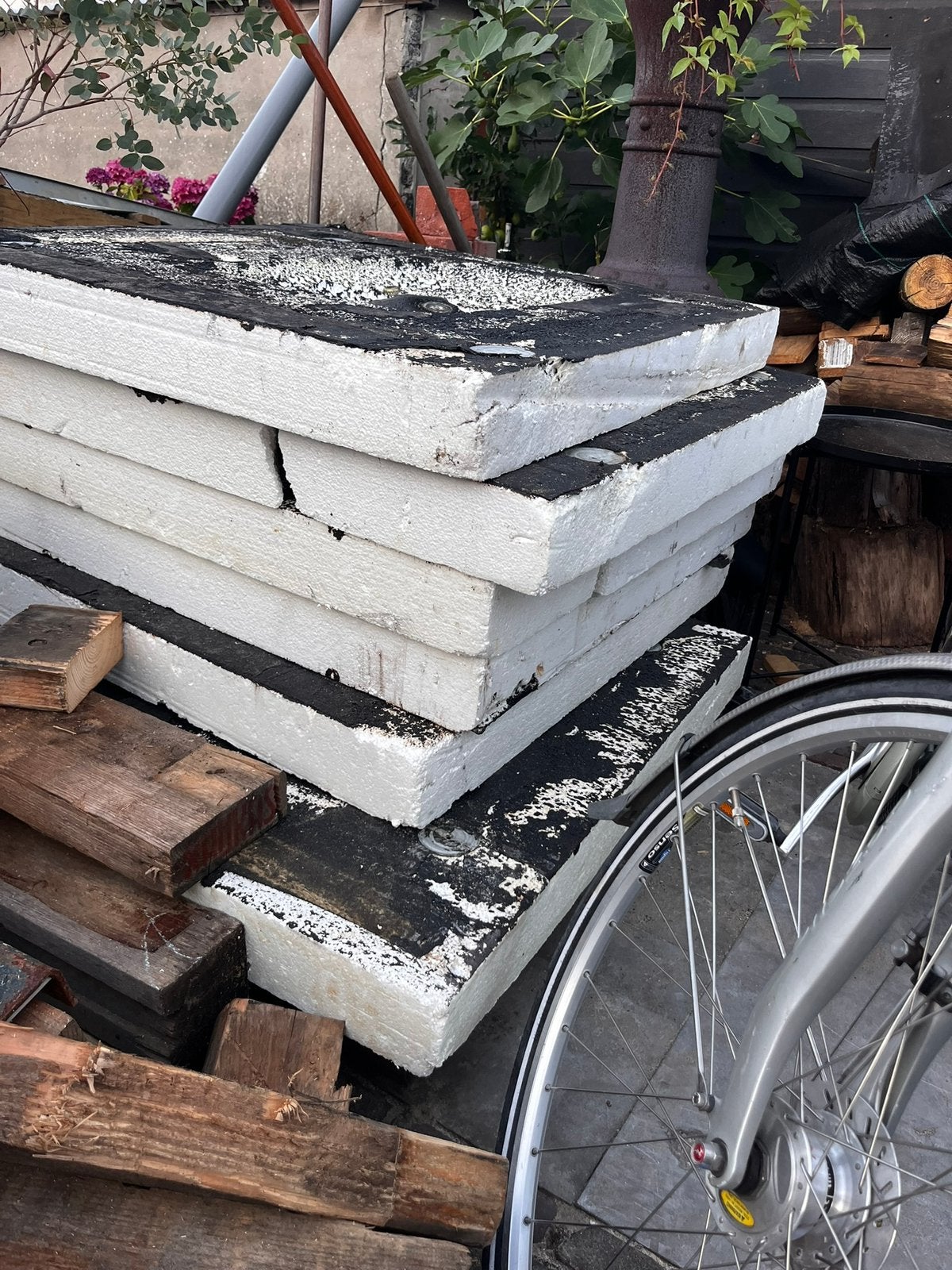 Piepschuim platen, Ophalen, Gebruikt, Overige typen