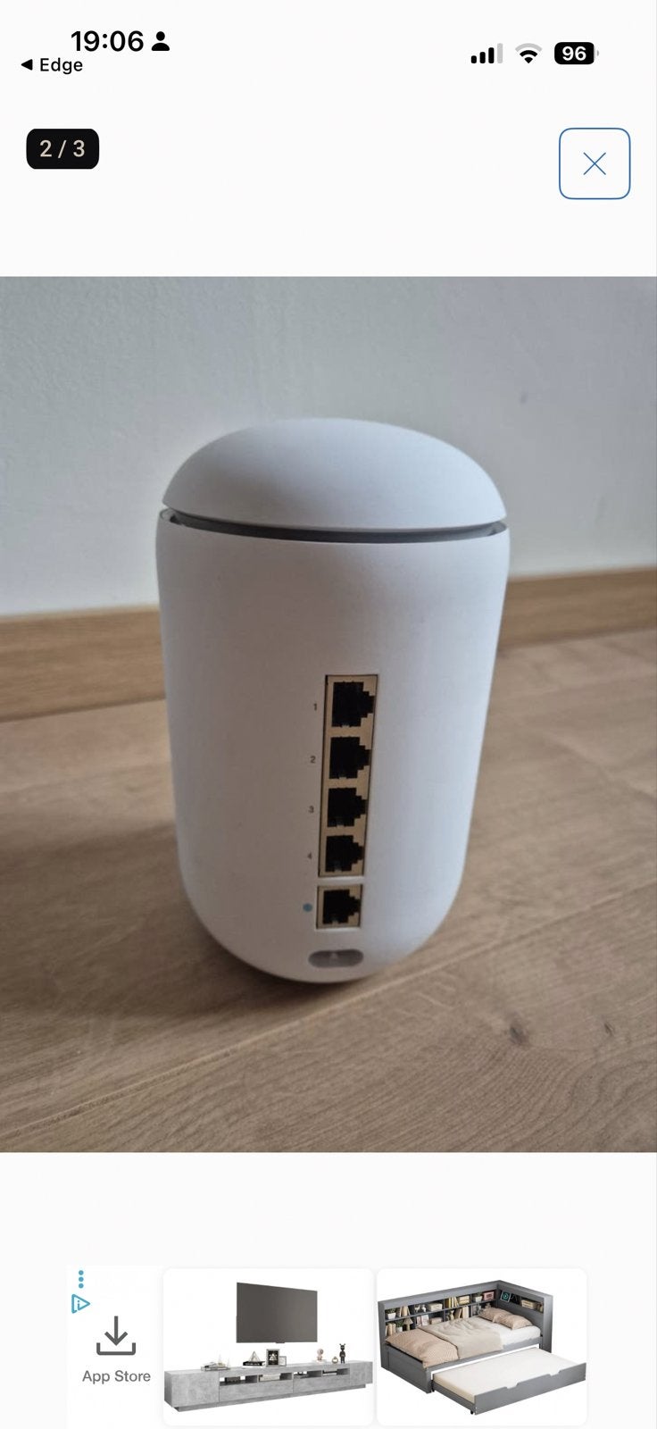 Unfi Dream Machine Router met 4 LAN-poorten, Ophalen of Verzenden, Zo goed als nieuw, Router
