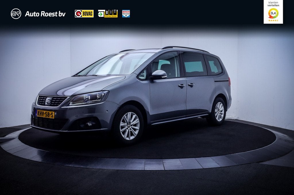 SEAT Alhambra 1.4 TSI 150Pk 7p STYLE NAVI | CAMERA | STOELVE, Gebruikt, Zwart, 4 cilinders, 150 pk