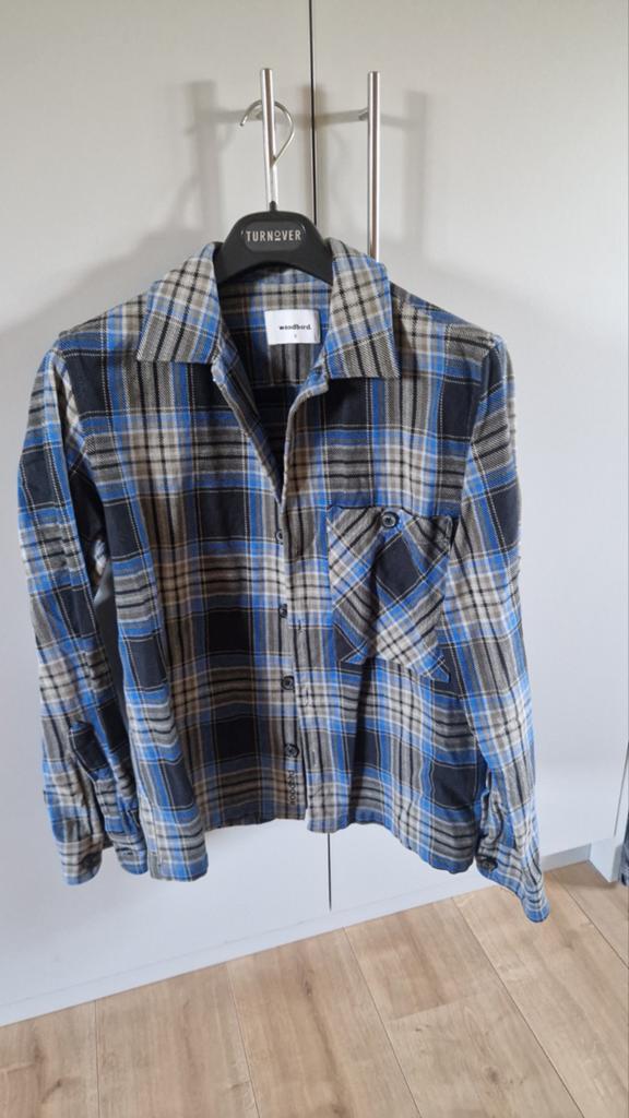 Geruit blouse/jack van Woodbird maat S, Ophalen of Verzenden, Zo goed als nieuw, Woodbird