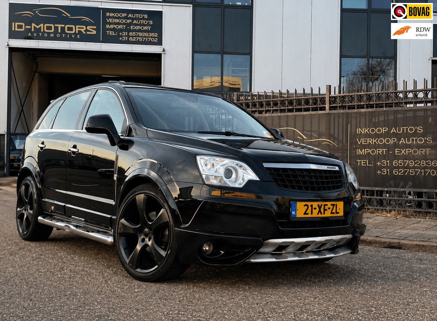 Opel Antara 3.2 V6 Luxe uitvoering Trekhaak Dak vol optie, Auto's, Opel, Automaat, 3195 cc, 2000 kg, Zwart