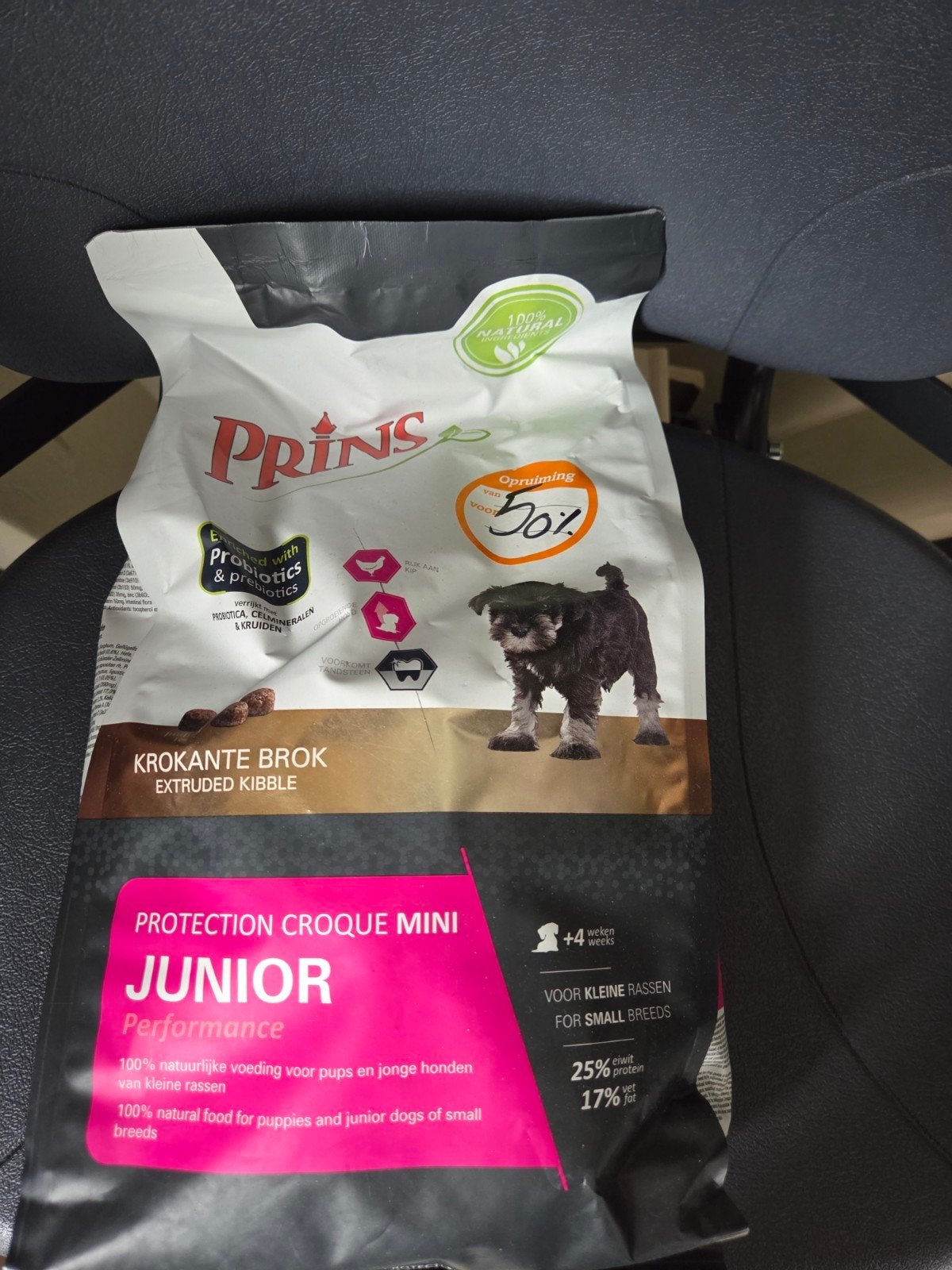 Prins junior, 2 kg, over de datum 24-4-26, Dieren en Toebehoren, Ophalen, Hond