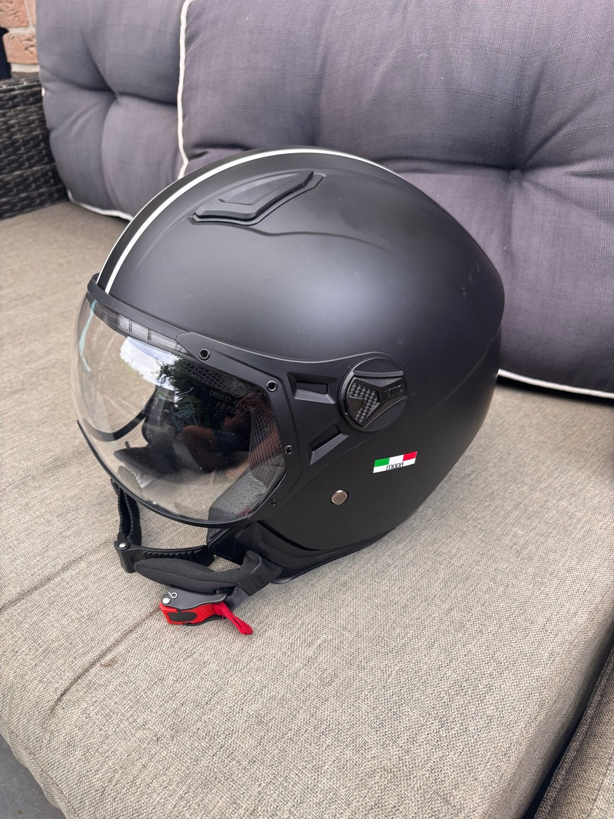 Brommer helm mat zwart - Maat XXL, Ophalen, Zo goed als nieuw, Extra large of groter