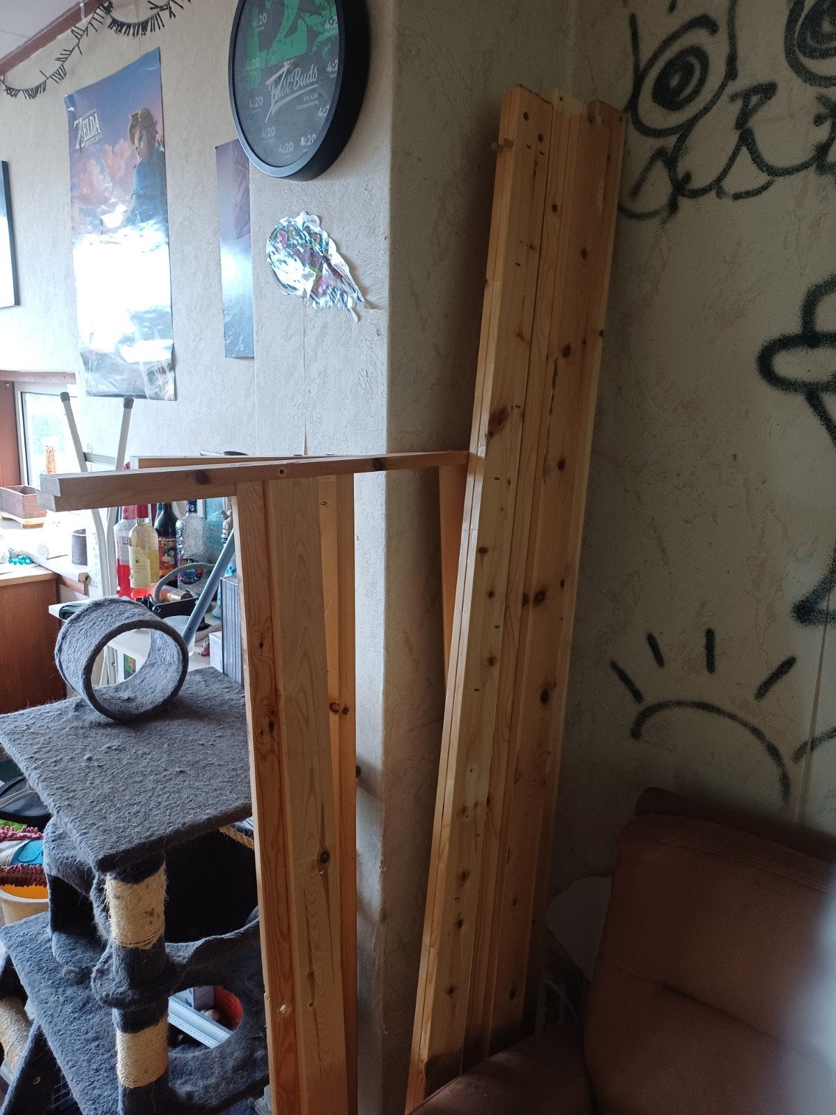 IKEA bedframe 140x200 - Gebruikt, Ophalen, Gebruikt, 140 cm, 200 cm