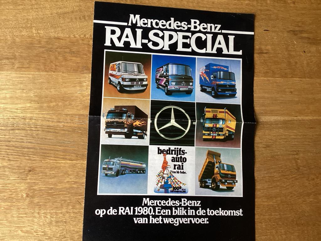 Mercedes-Benz RAI-Special 1980 - Bedrijfswagens, Boeken, Ophalen of Verzenden, Gelezen, Mercedes
