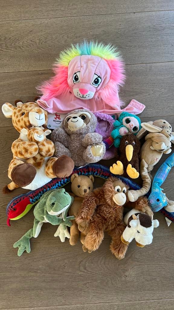 Diverse Knuffels 12 stuks 1€/stuk - alle 12 6€, Ophalen, Zo goed als nieuw, Overige typen