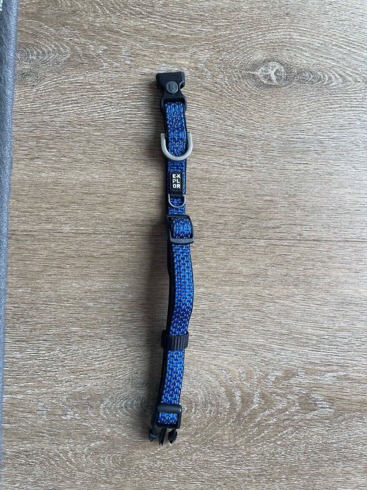Honden halsband XS blauw nylon 27-34 cm, Ophalen of Verzenden, Zo goed als nieuw