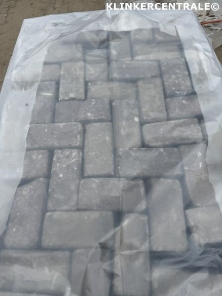 22m2 gemêleerd gebakken klinkers keiformaat straatstenen bro, Bij dit gebruikte product niet te achterhalen, Gebruikt, Keramiek