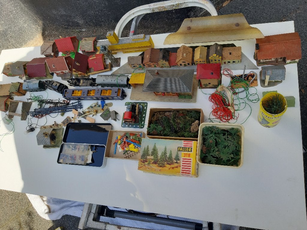 Faller modetreinen, Trix Express, set compleet,, Gelijkstroom, Analoog, Ophalen, Overige merken