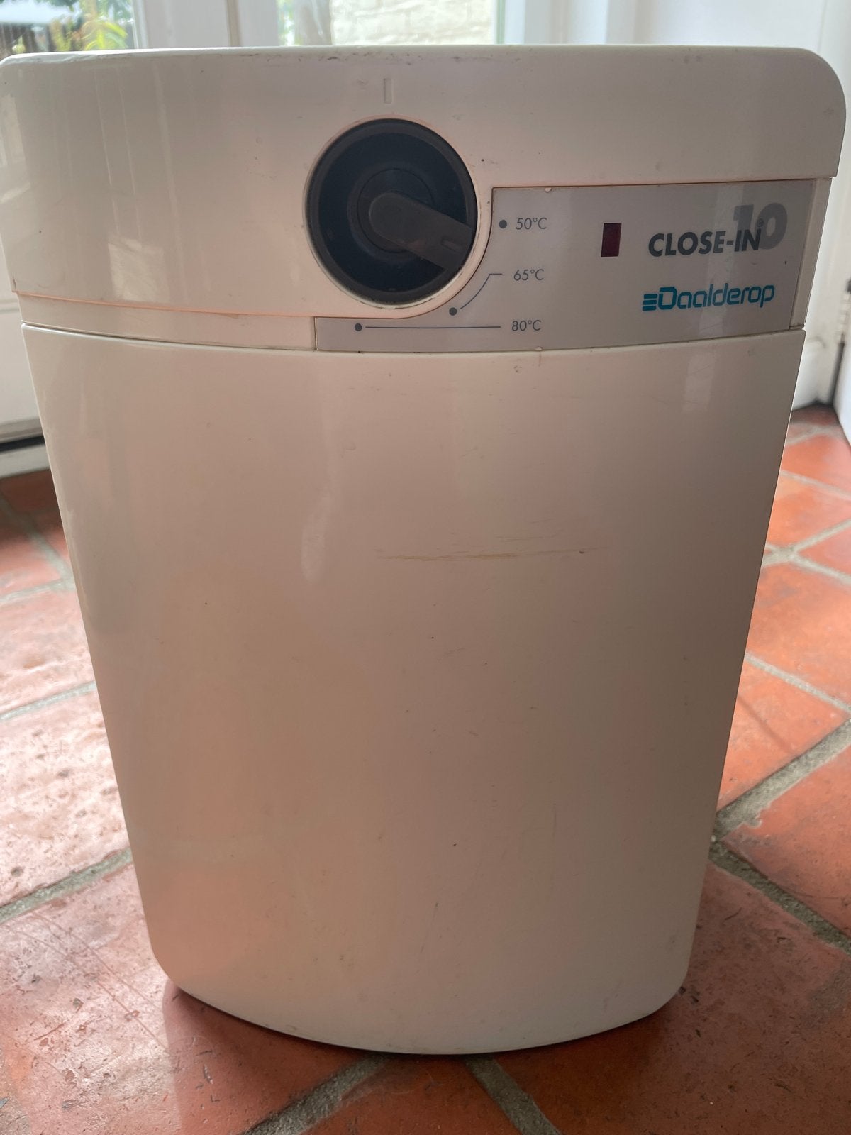 Daalderop Close-in 10 liter boiler - Wit, Ophalen, Gebruikt, Boiler, Minder dan 20 liter