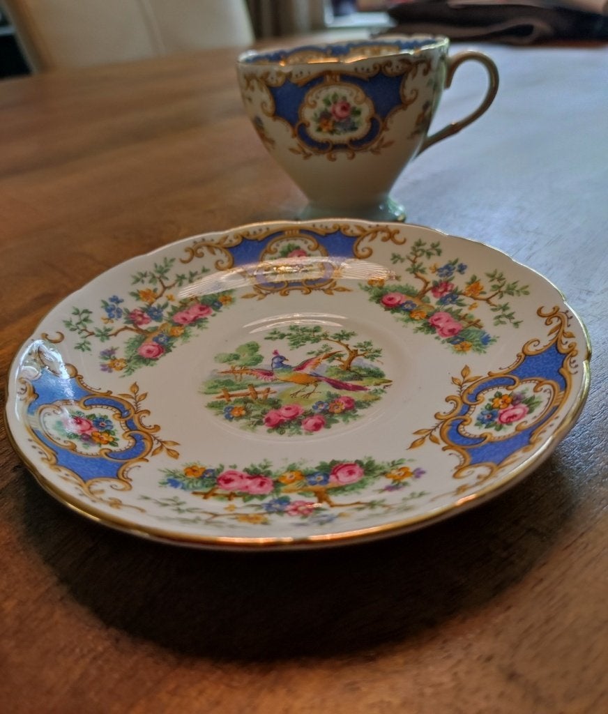 5 vintage kop en schotels, Ophalen of Verzenden