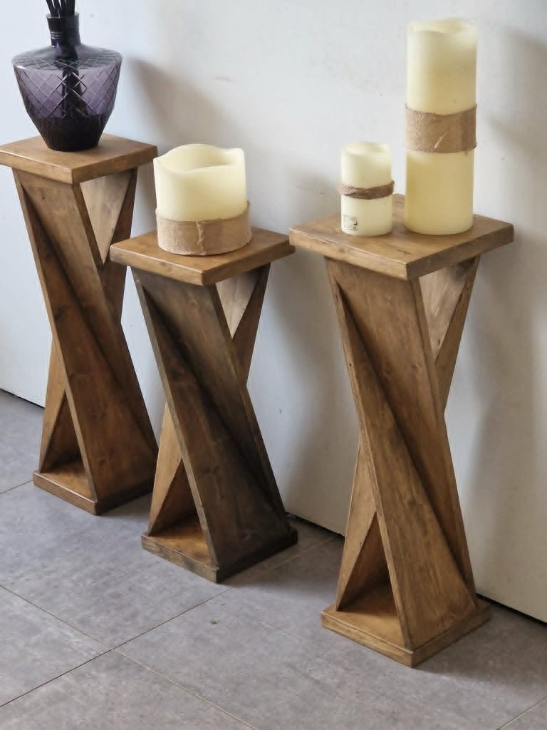 Zuilen bijzettafel Twisted Handgemaakt, Huis en Inrichting, Ophalen, Nieuw