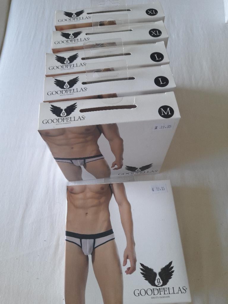 witte slips van "good fellas"meerdere maten !, Ophalen of Verzenden, Wit, Slip