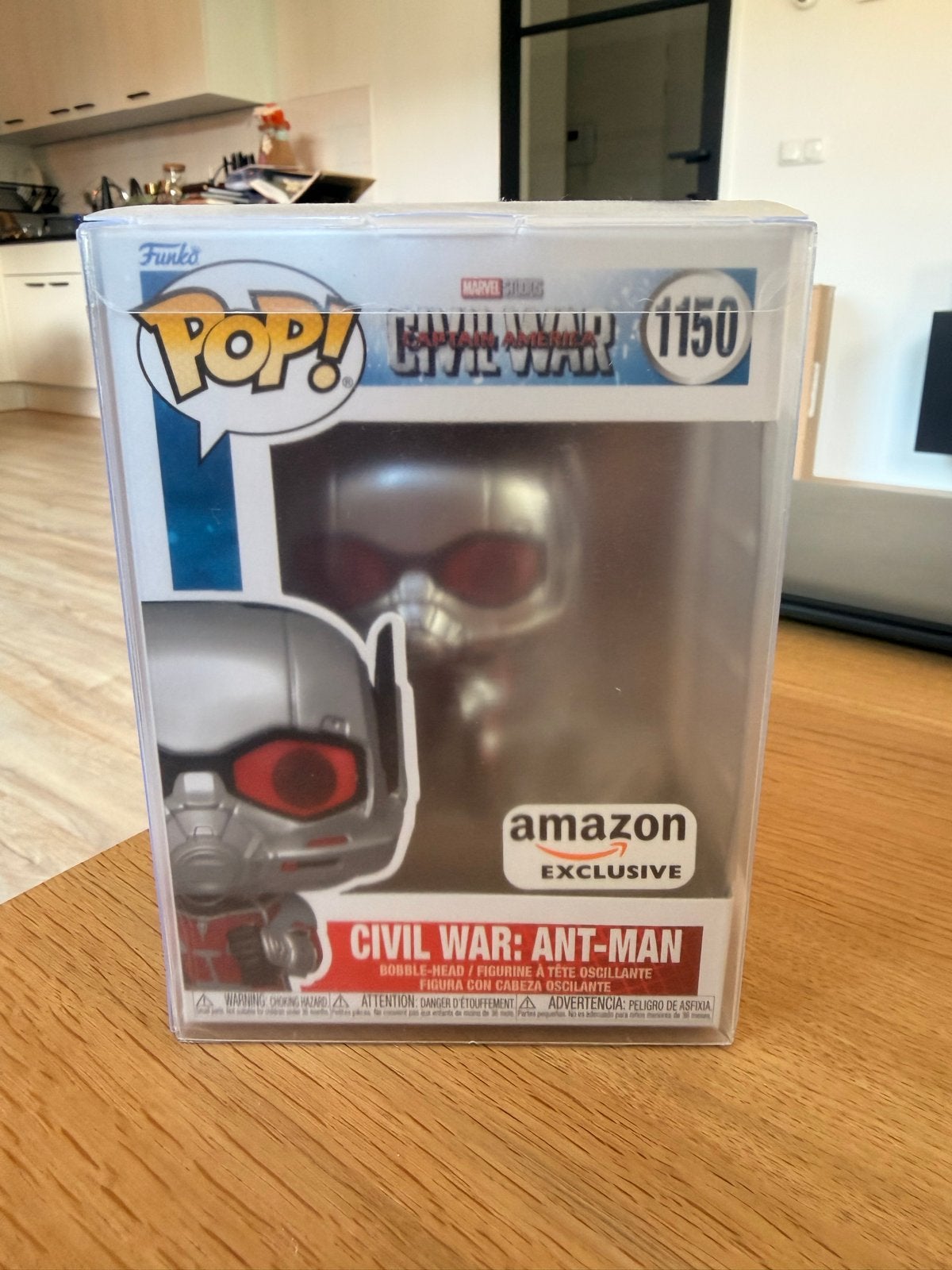 Funko Pop! Marvel Civil War: Ant-Man #1150 Amazon Exclusive, Verzamelen, Ophalen of Verzenden, Zo goed als nieuw