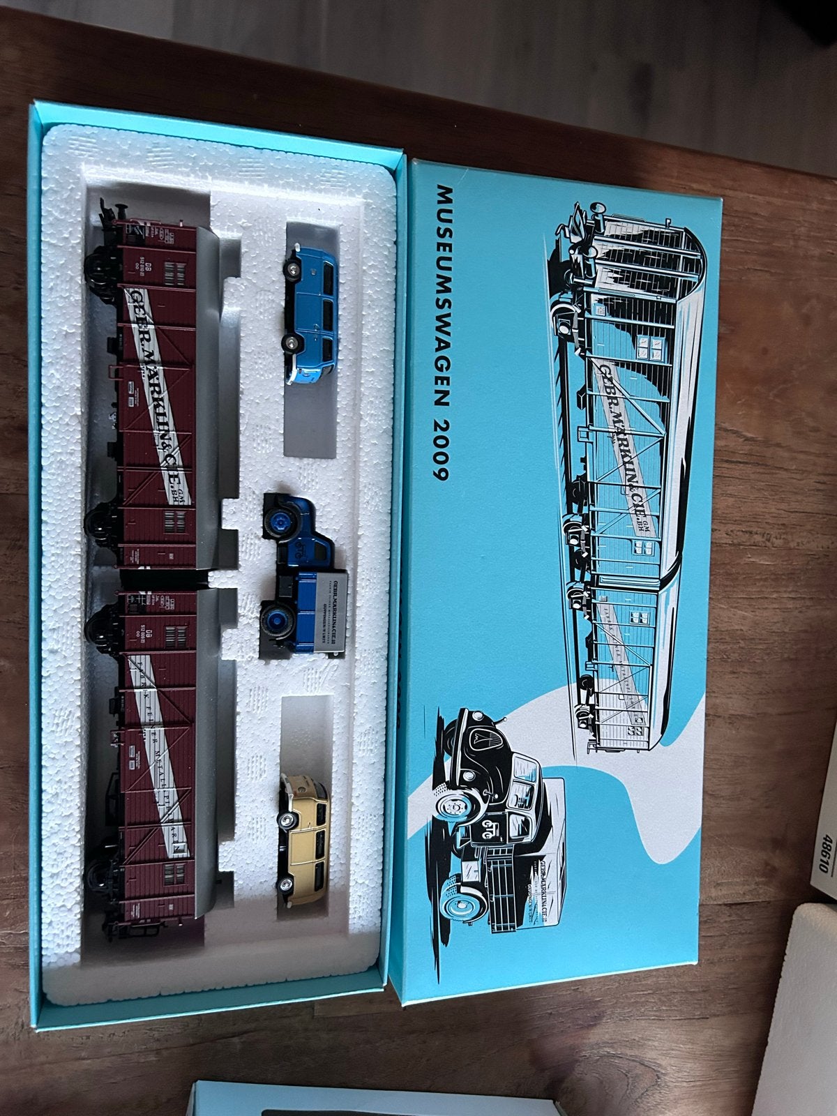 Märklin Museumswagen 2009 met auto's, Ophalen, Wisselstroom, Wagon, Zo goed als nieuw