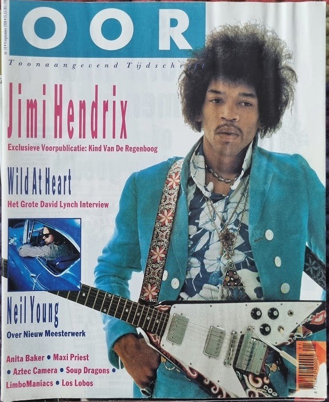 OOR 18-1990 Jimi Hendrix Wild at Heart Young Aztec Camera, Ophalen of Verzenden, Zo goed als nieuw, Muziek, Film of Tv