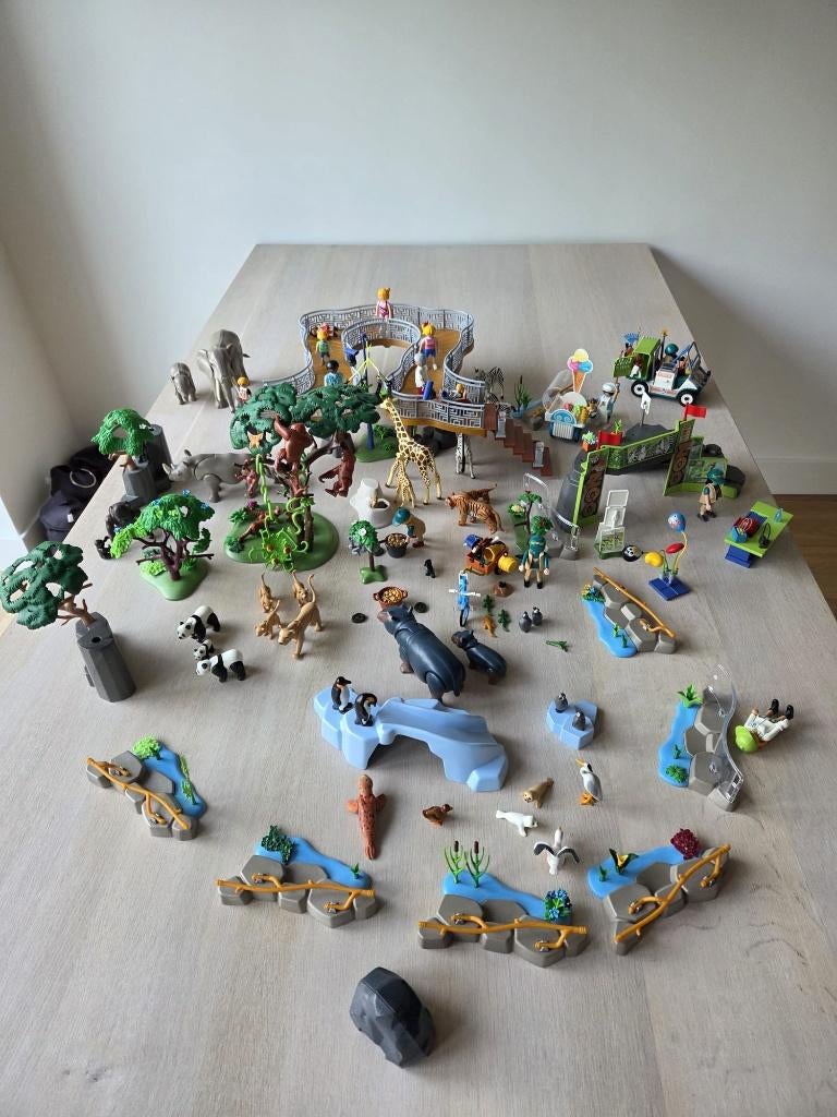Playmobil Dierentuin met extra dieren, Ophalen, Zo goed als nieuw, Complete set
