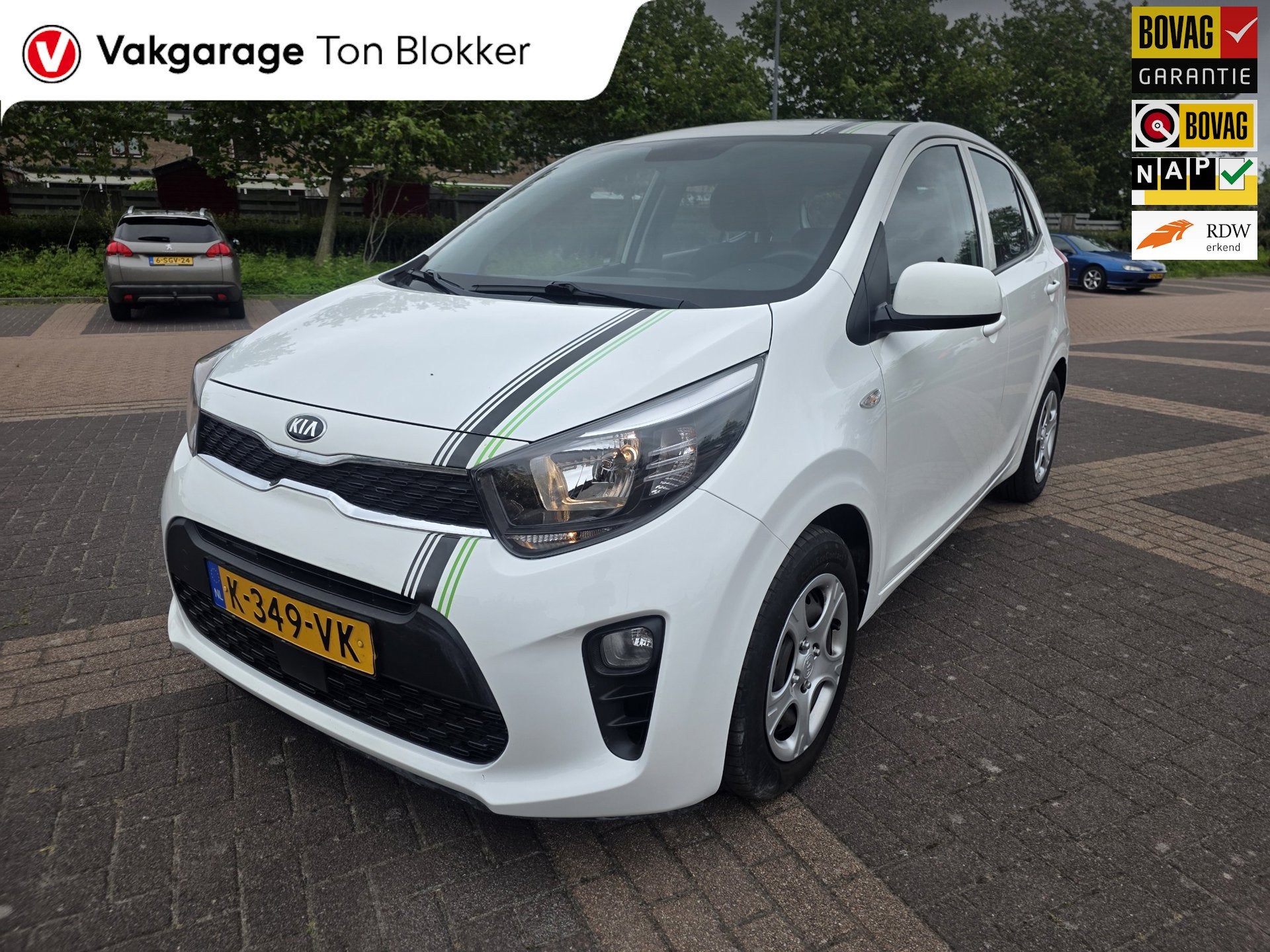 Kia Picanto 1.0 DPi ComfortLine 5p, Auto's, Kia, Voorwielaandrijving, Gebruikt, Wit, Origineel Nederlands
