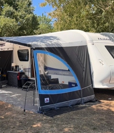 Dorema caravan zijwanden set voor panorma luifel, Ophalen, Zo goed als nieuw