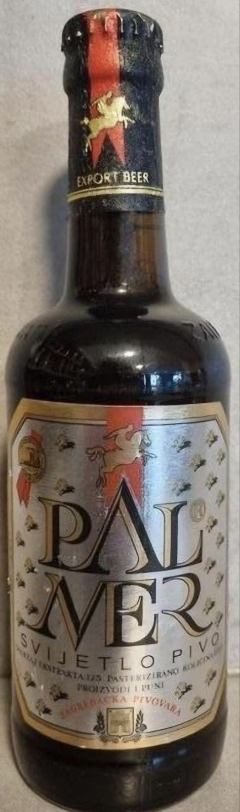 Palmer Svijetlo Pivo, Zagrebačka Pivovara, Kroatië, geen tht, Verzamelen, Ophalen of Verzenden, Zo goed als nieuw, Flesje(s), Overige merken