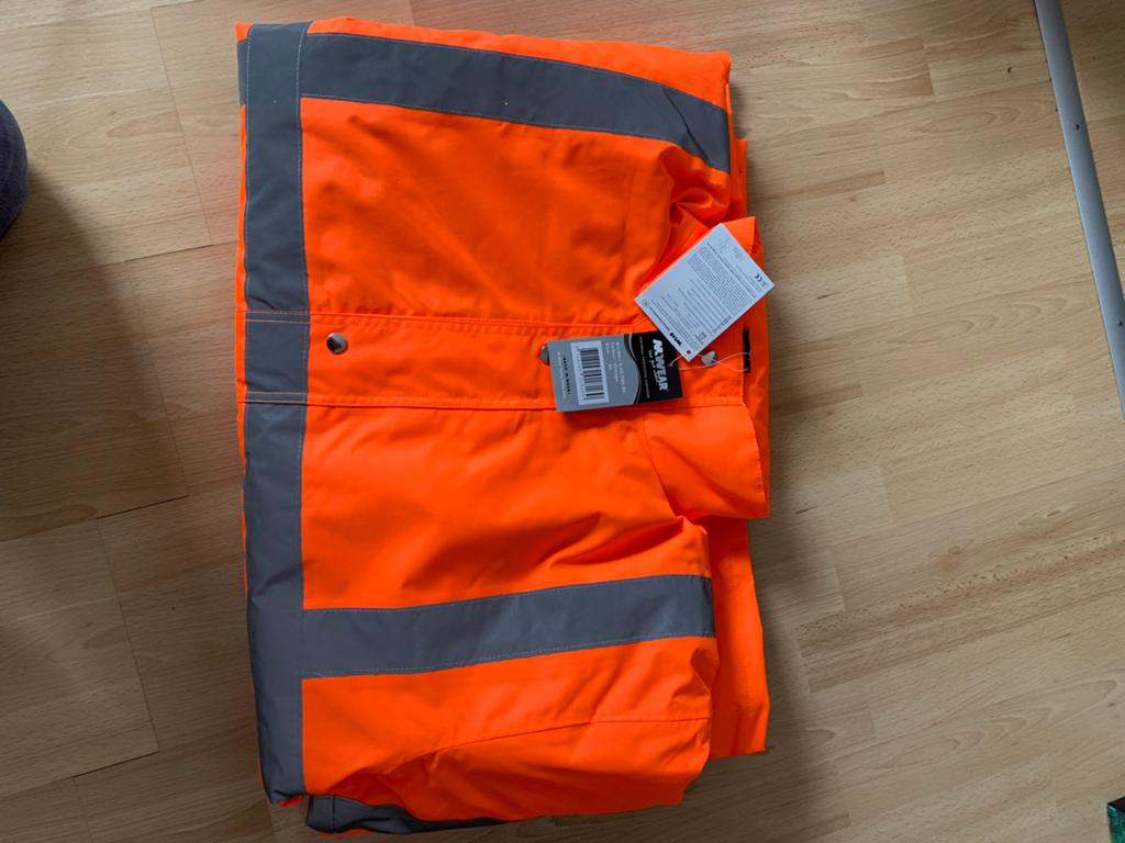 Oranje doorwerk jas met gewatteerde voering, Ophalen of Verzenden, Nieuw