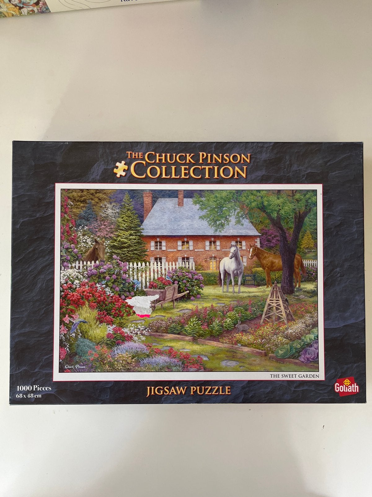 Puzzel 1000 stukjes: The Sweet Garden (Chuck Pinson), Hobby en Vrije tijd, Denksport en Puzzels, Ophalen, 500 t/m 1500 stukjes
