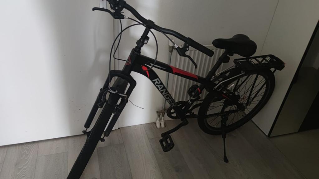 Ranger Mountainbike - Zwart/Rood, Zo goed als nieuw, Ophalen of Verzenden, Zo goed als nieuw, Overige merken