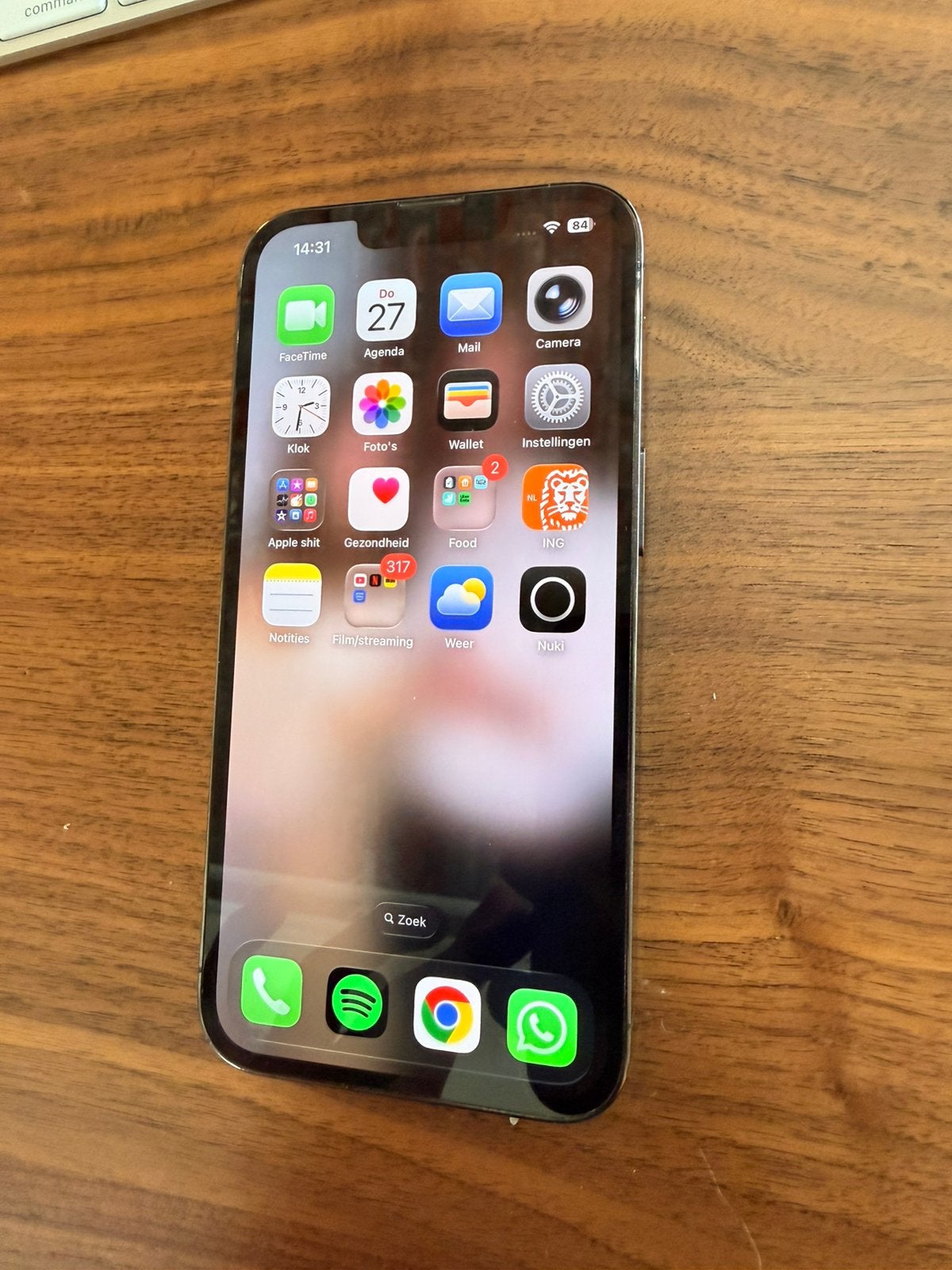 iPhone 13 Pro 512GB Met originele doos en cameraglas scheur, Ophalen, 512 GB, Gebruikt, 78 %