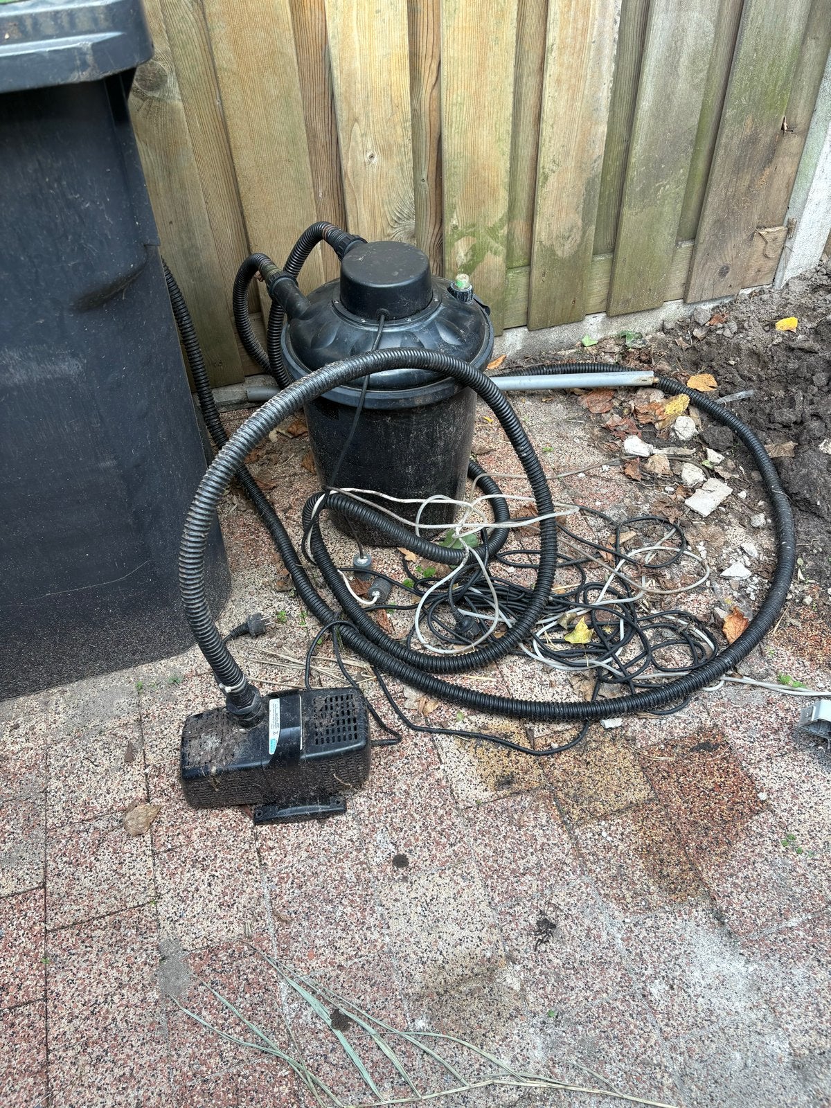 Vijverfilter en pomp set - Gebruikt, Tuin en Terras, Ophalen, Gebruikt, Vijverfilter