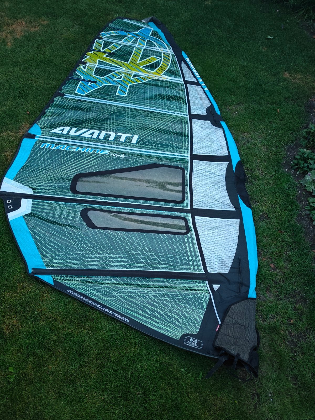Avanti Machine M-4 Windsurfzeil 5.6 m², Gebruikt, 5 tot 6.5 m², Zeil, Ophalen