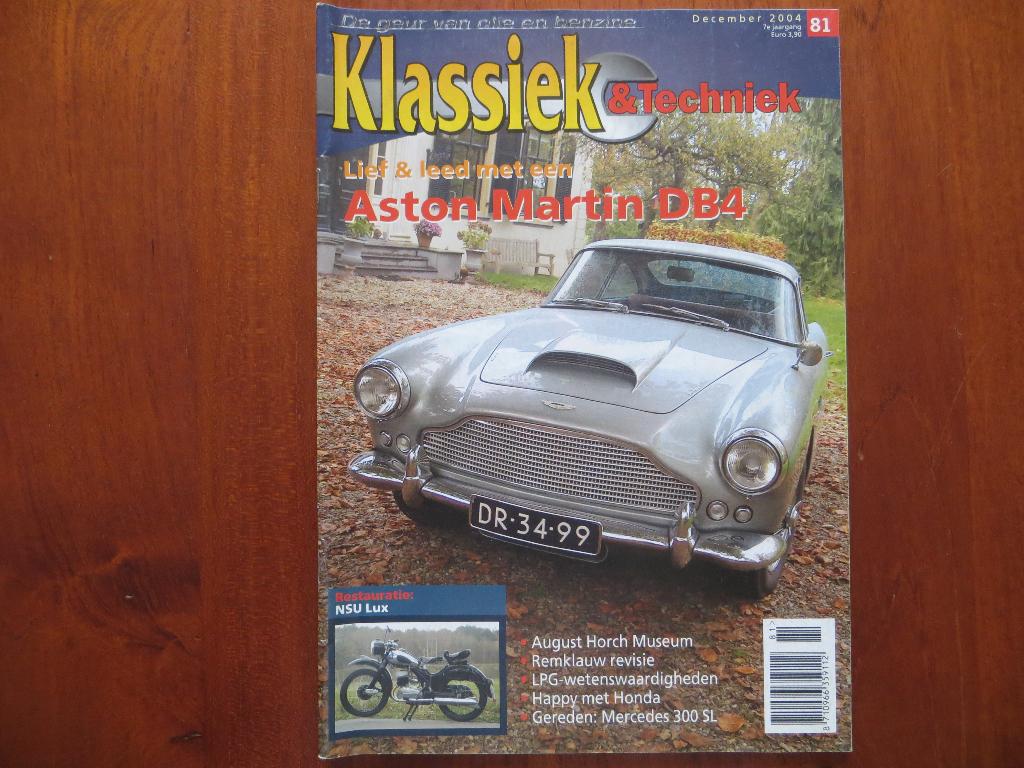 Klassiek & Techniek 81 Aston Martin DB4, August Horch Mus., Ophalen of Verzenden, Nieuw, Mercedes