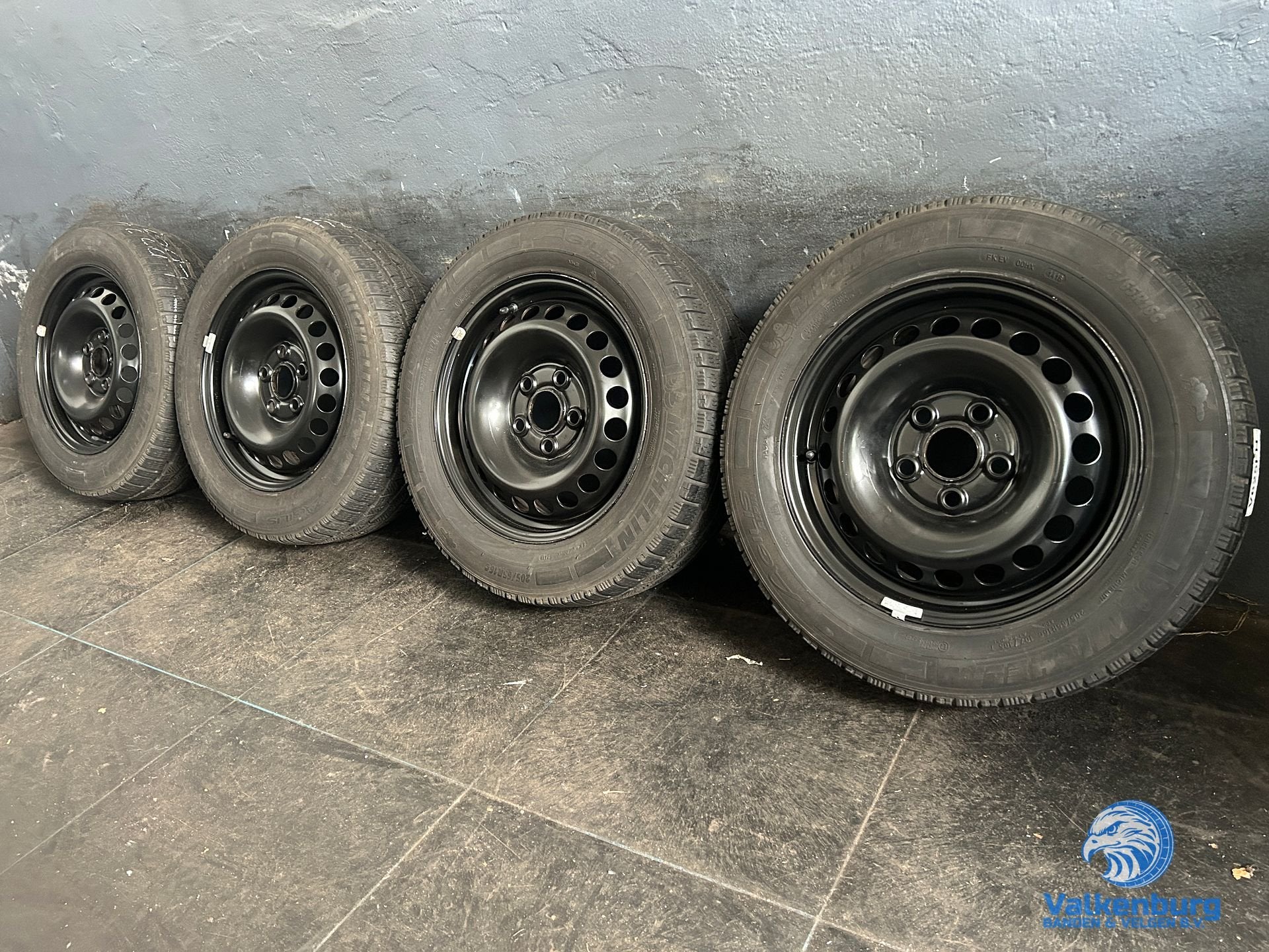 6-7mm! VW Transporter T5 GP T6 T6.1 16 inch zwarte stalen ve