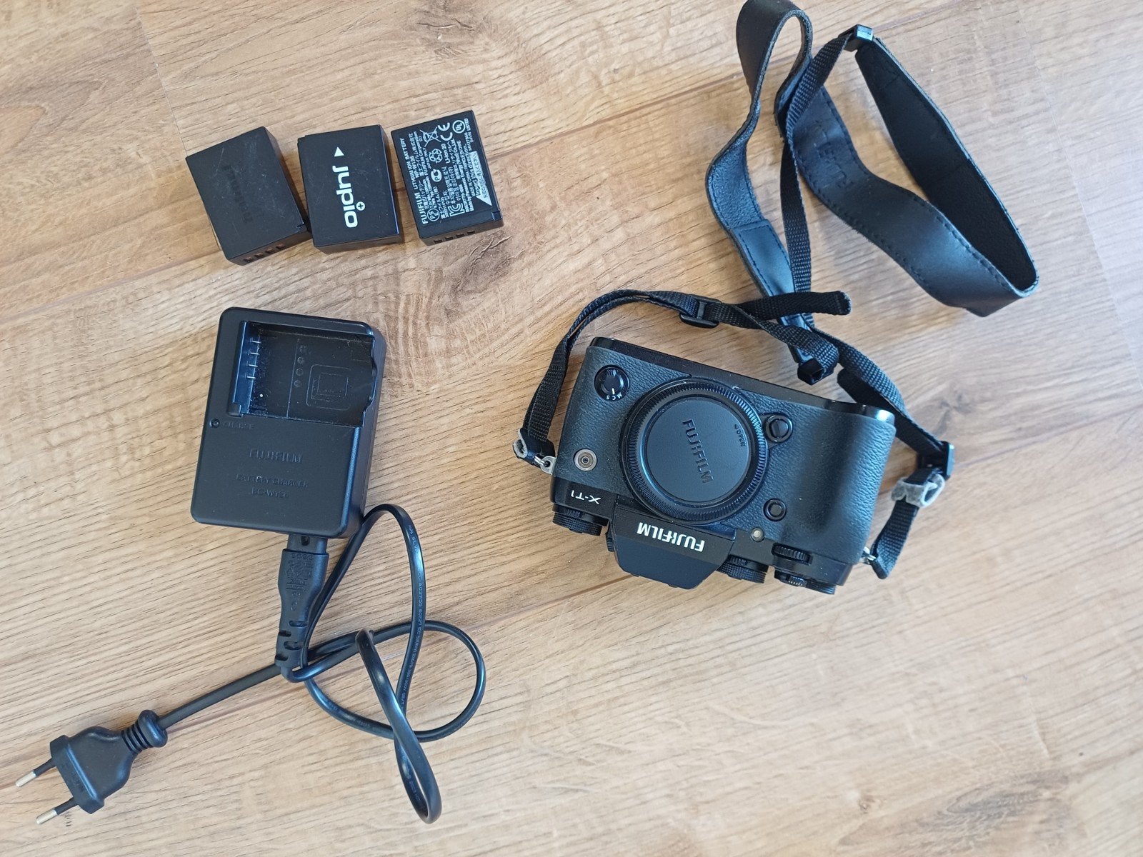 Fujifilm X-T1 Systeemcamera met accessoires, Gebruikt, Ophalen of Verzenden, Fujifilm, Accu