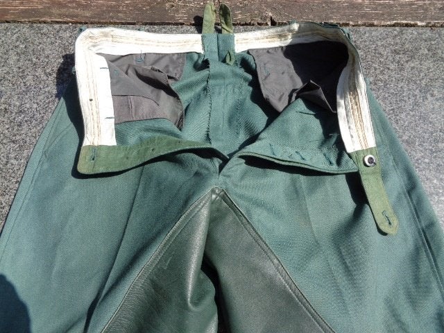 Motor broek Duitse politie, jaren 70/80, met leder afgewerk, Ophalen of Verzenden, Overige soorten, Duitsland, Kleding of Schoenen