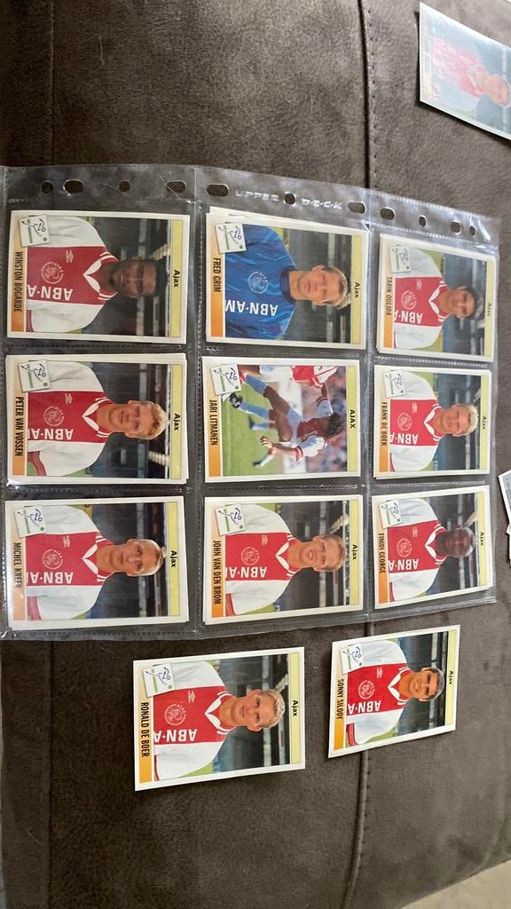 Panini voetbal 95 ajax, Ophalen of Verzenden, Zo goed als nieuw, Plaatje