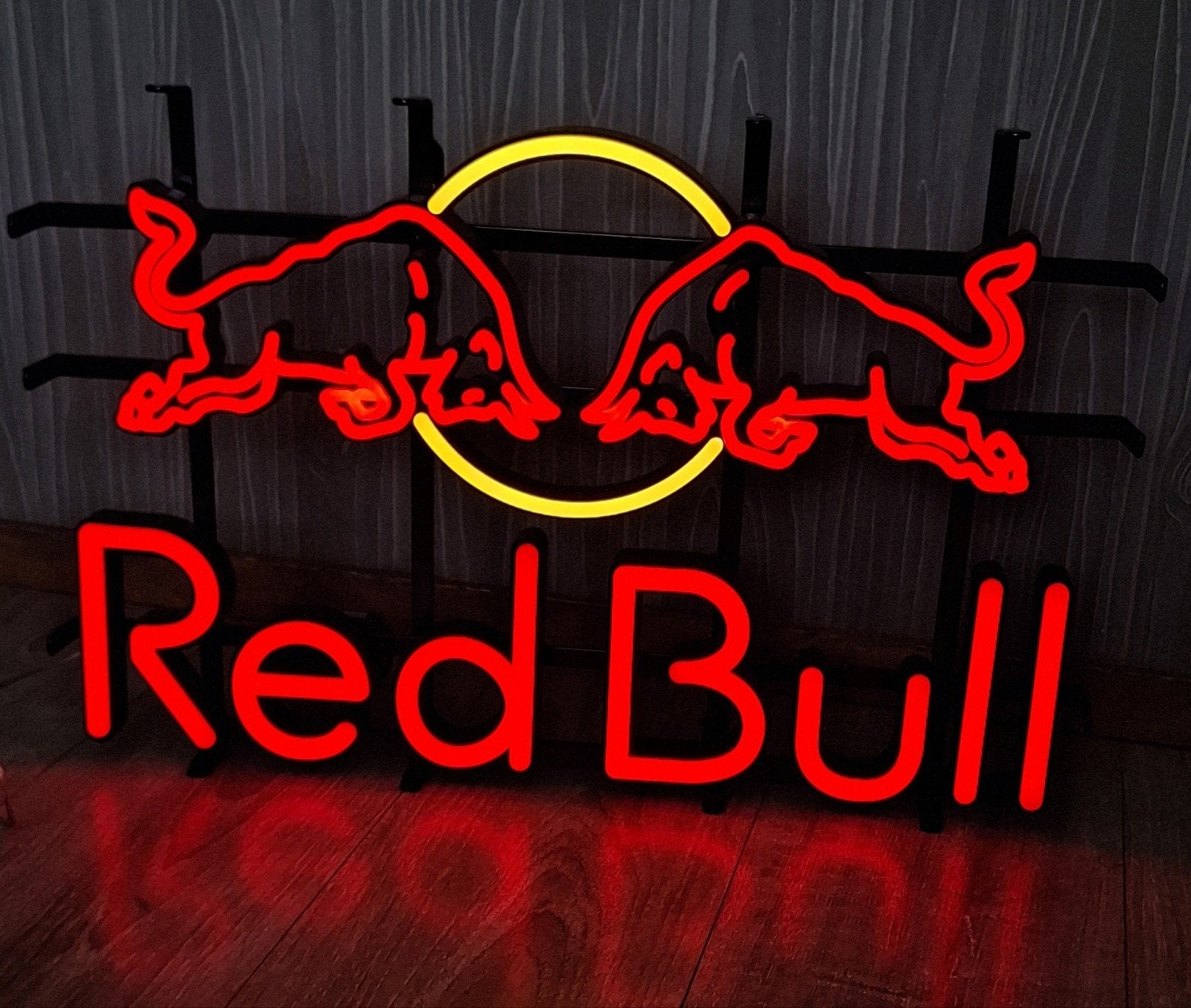 Red Bull neon LED lichtreclame. Origineel Dimbaar redbull, Ophalen of Verzenden, Zo goed als nieuw, Lichtbak of (neon) lamp