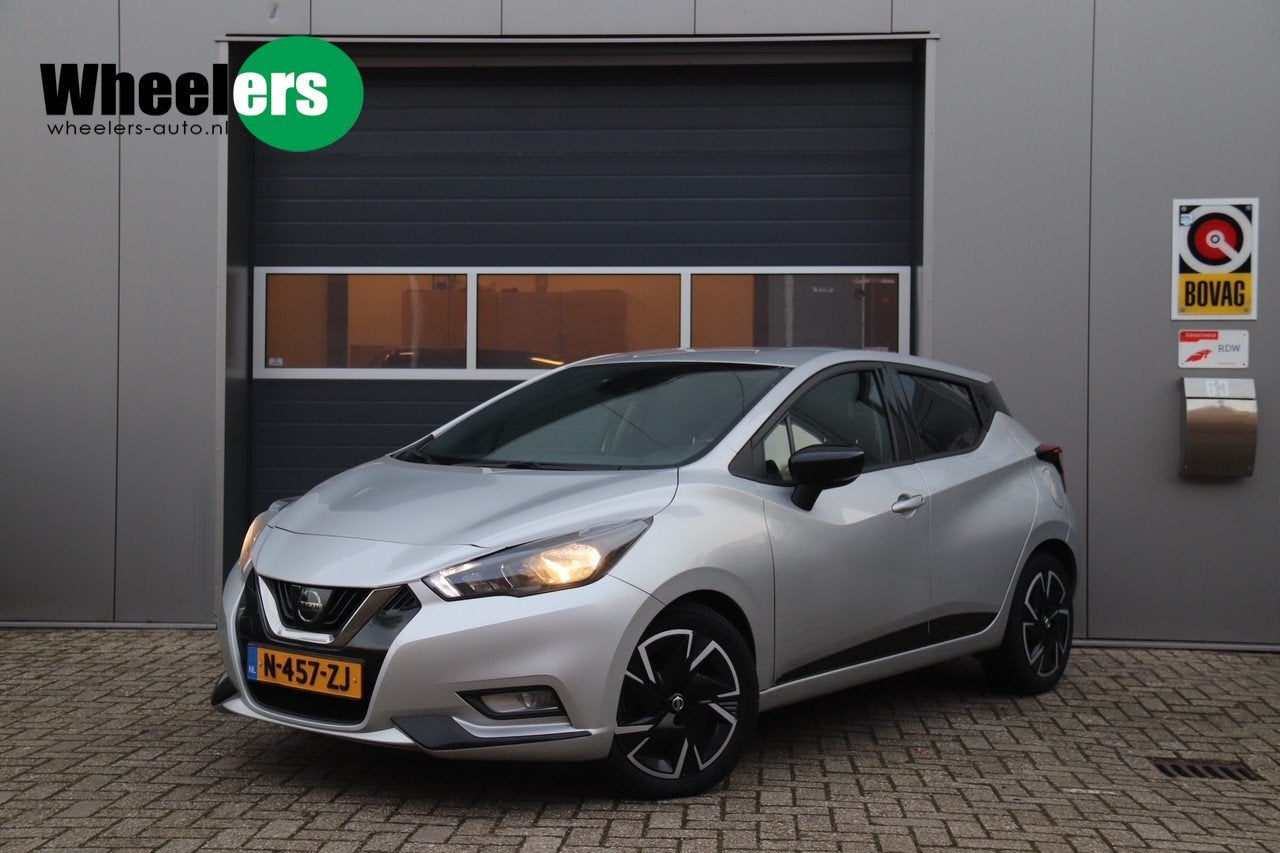 Nissan Micra 1.0 DIG-T N-Design Bose, Navi, Parkeerhulp, Auto's, Voorwielaandrijving, Stof, Handgeschakeld, 92 pk