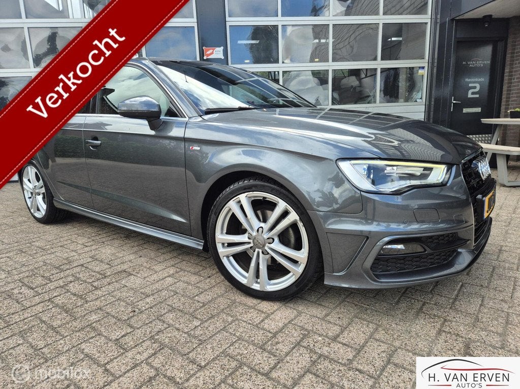 Audi A3 Sportback 1.4 TFSI DUBBELE S-LINE XENON PDC LED, Euro 6, 150 pk, 1500 kg, 57 €/maand