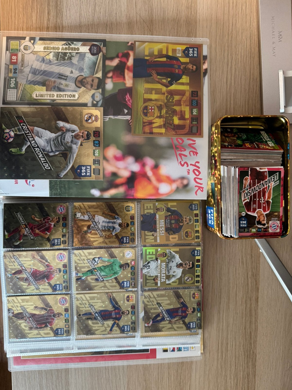 Verzameling van Panini voetbal kaarten, Ophalen of Verzenden, Zo goed als nieuw, Meerdere kaarten