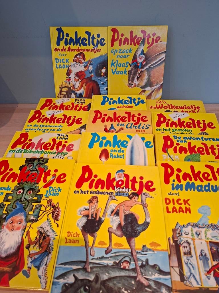 14 Pinkeltje hardcover boeken - Dick Laan collectie, Ophalen of Verzenden