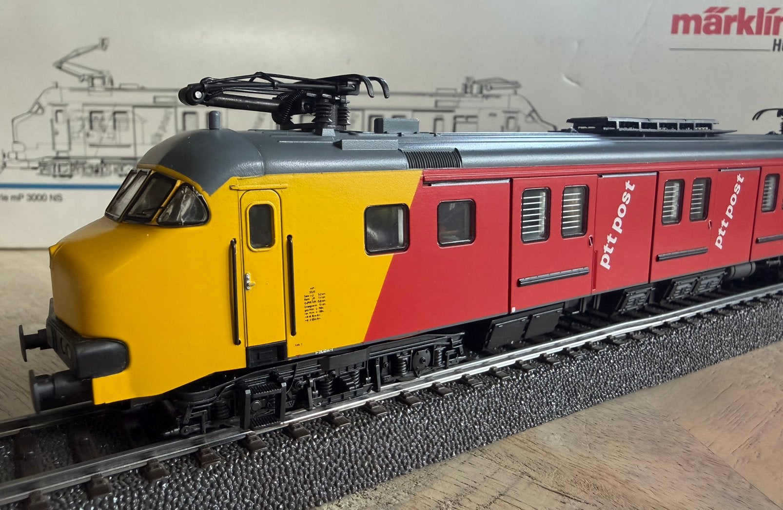 Märklin 3389 H0 Motorpost van de NS MFX en sound, Wisselstroom, Locomotief, Ophalen of Verzenden, Märklin