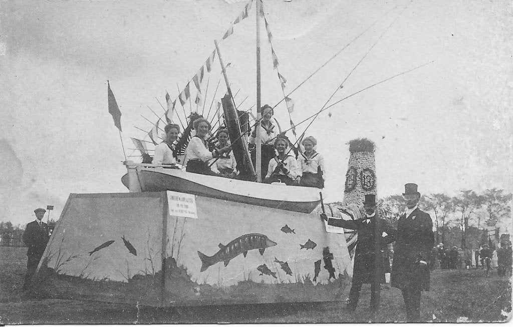 Historisch-allegorische optocht Groningen 1913, Verzamelen, Ophalen of Verzenden, Voor 1920, Gelopen, Groningen