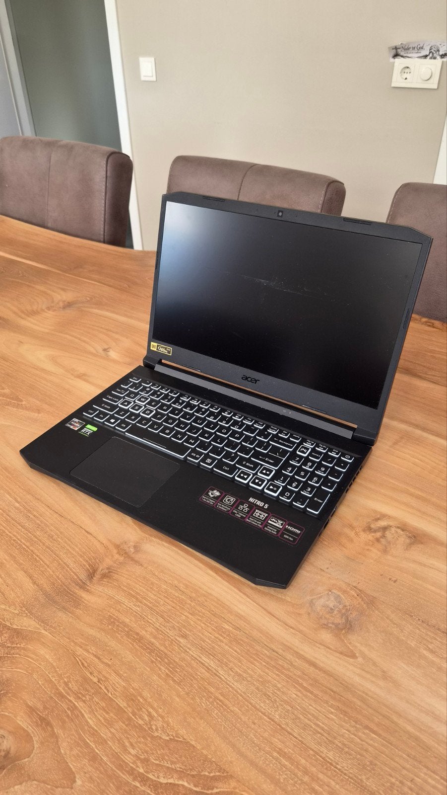 Acer Nitro 5 Gaming Laptop - AMD Ryzen 7 , RTX 3070, Computers en Software, Ophalen, Ryzen 7, Gebruikt, Met videokaart
