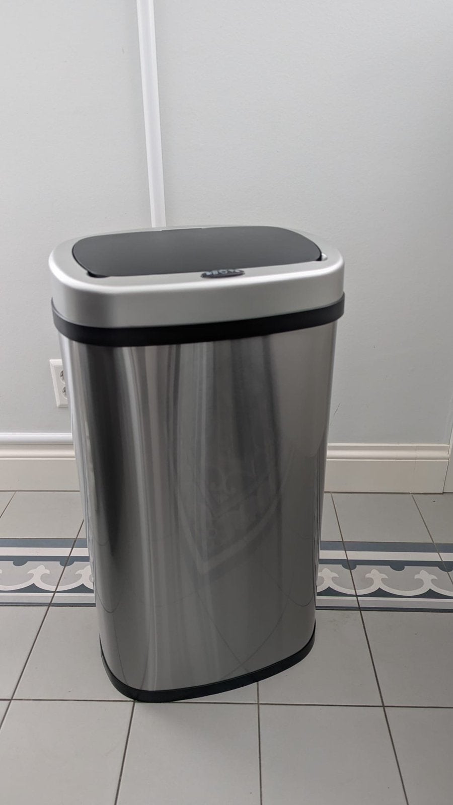 Nieuwe rvs prullenbak 60L met sensor (nog in de doos), Ophalen, 50 – 75, Nieuw, 40 liter of meer