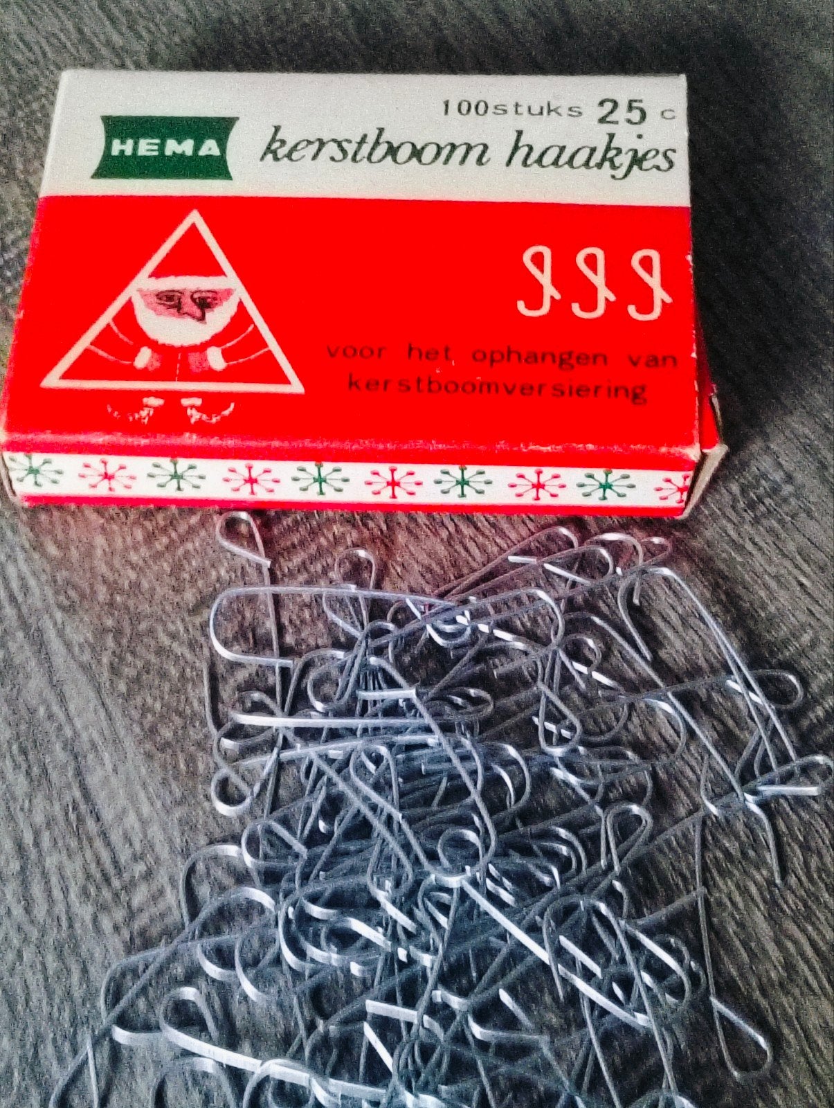 vintage kerstboom haakjes compleet in doosje, Diversen, Ophalen, Nieuw