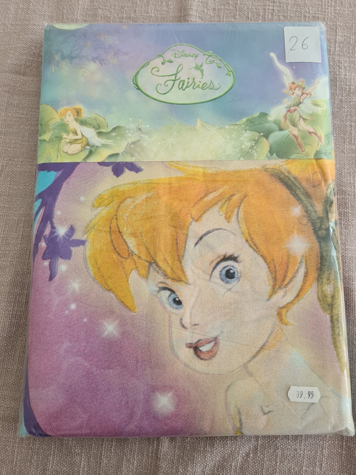 Disney Fairies dekbedovertrek, Overige merken, Meisje, Nieuw, Ophalen of Verzenden